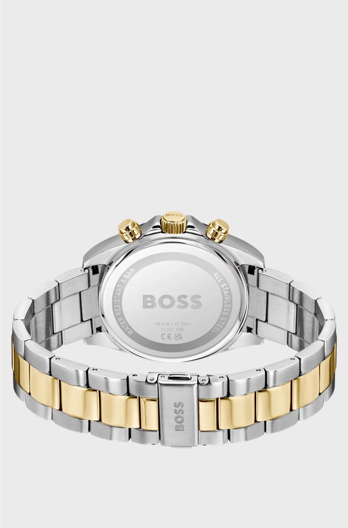 HERO 2.0 BLACK-DIAL CHRONOGRAPH WATCH WITH TWO-TONE BRACELET