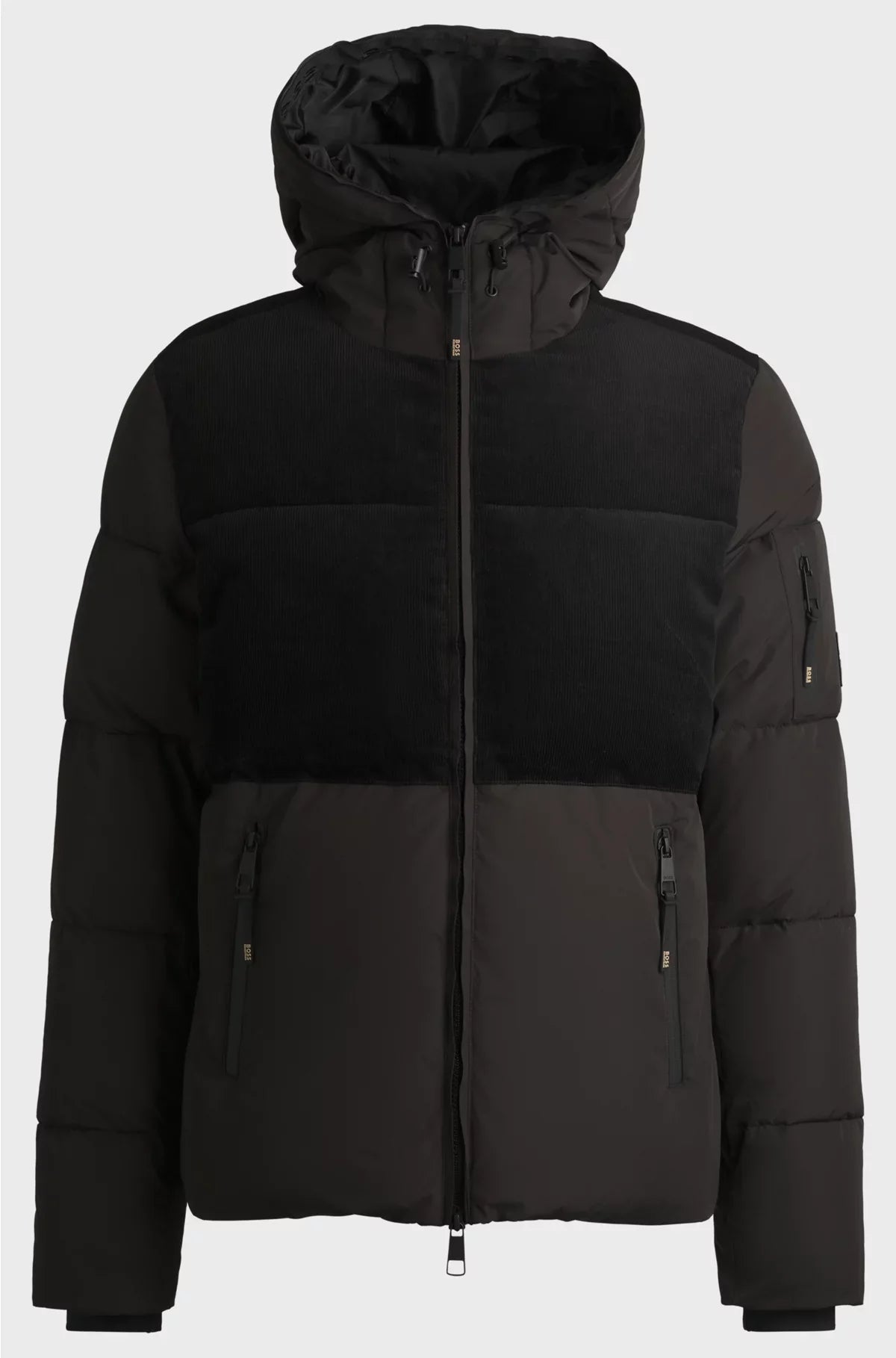 EQUESTRIAN WATERPROOF JACKET WITH CORDUROY DETAILS