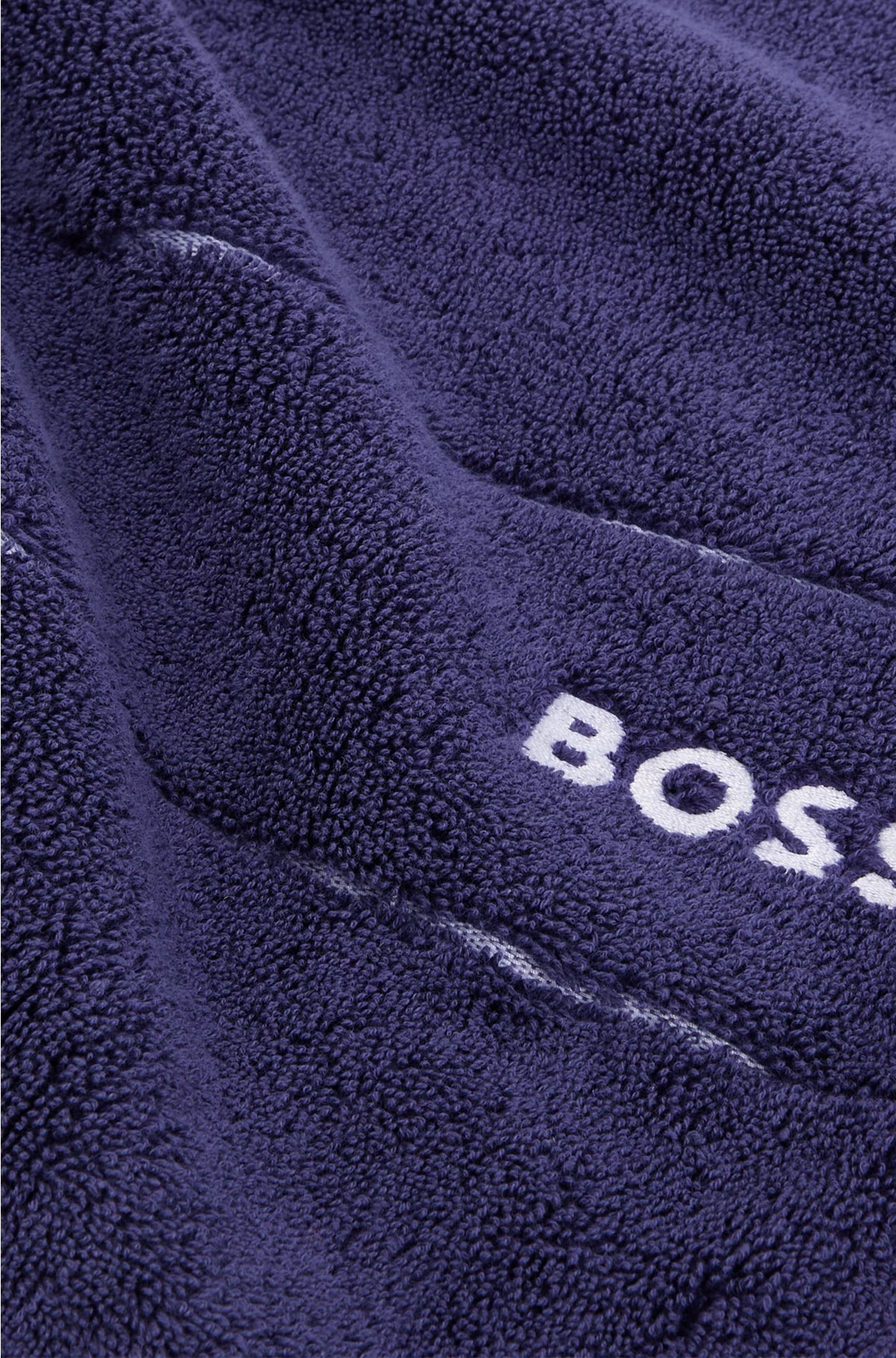 COTTON BATH MAT WITH CONTRAST LOGO EMBROIDERY