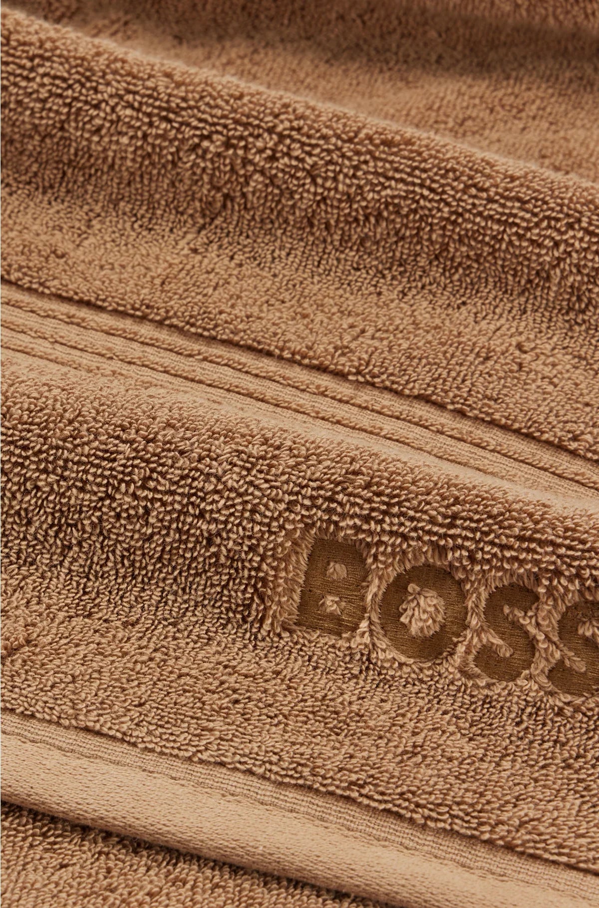 AEGEAN-COTTON GUEST TOWEL WITH TONAL LOGO