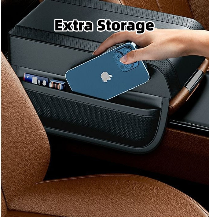 🔥Offerta imperdibile🔥Cuscino rialzato per bracciolo auto (versione con vano portaoggetti)