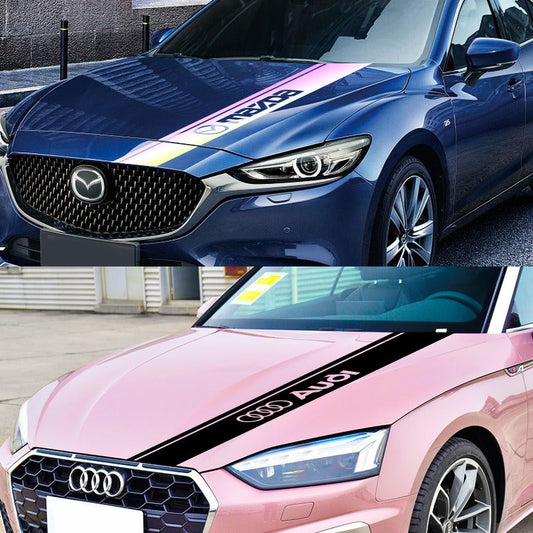 Decorazione Cofano Auto, Adesivo Creativo a Fiori