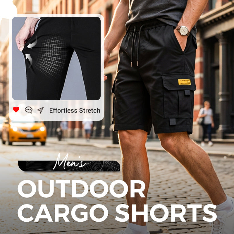 📢📢Big Sale Now On!⏰Men's Casual Cargo Shorts with Drawstring Waist