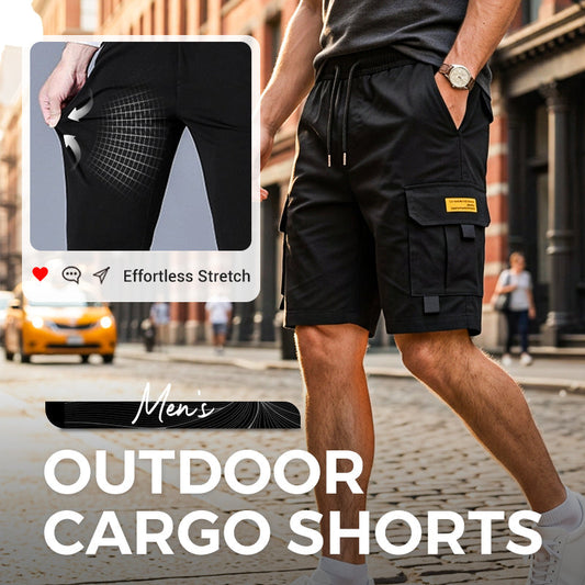 📢📢Big Sale Now On!⏰Men's Casual Cargo Shorts with Drawstring Waist