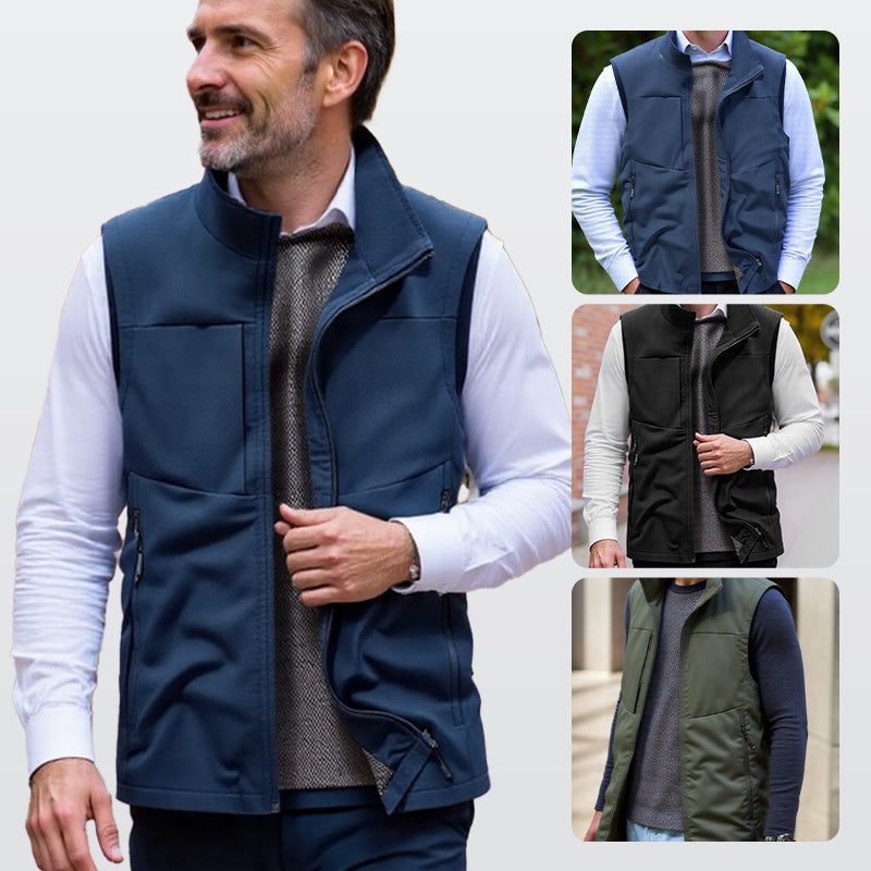 Gilet da uomo impermeabile per attività all'aperto