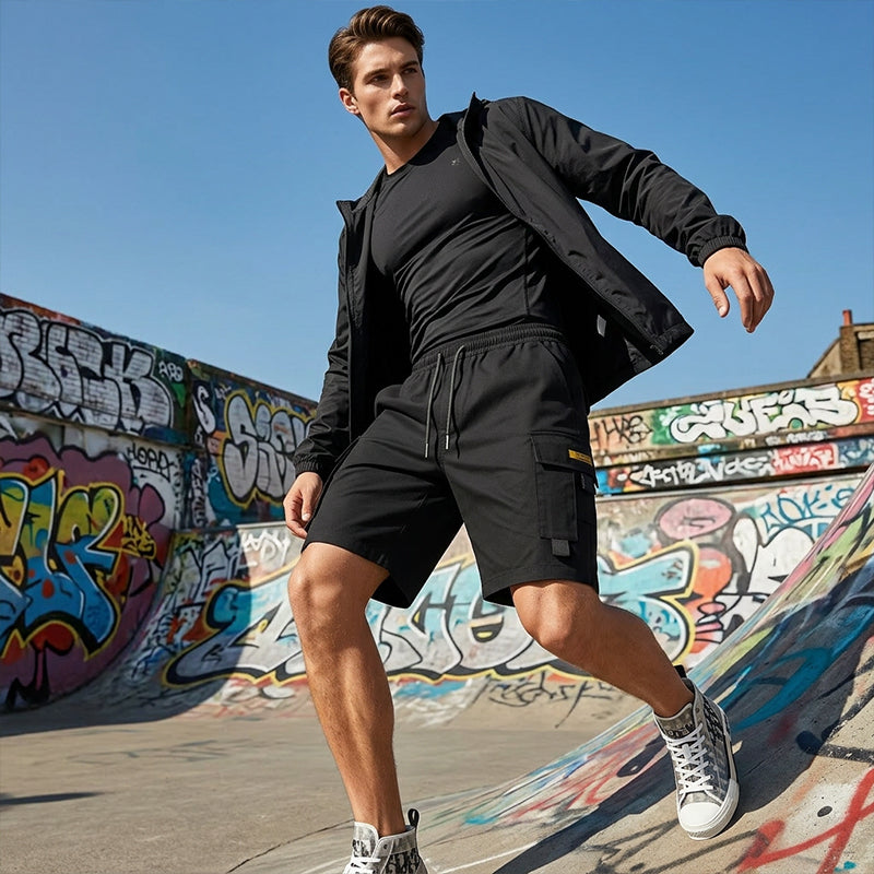📢📢Big Sale Now On!⏰Men's Casual Cargo Shorts with Drawstring Waist