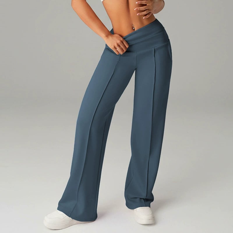 💞50K+ SOLD!☕🧘‍♀️Women's High Waist Wide Leg Pants – Soft stretch fabric, gentle tummy control! Flattering fit for every shape. Easy pull-on, no tricky buttons. Your everyday essential. 🧵🦵