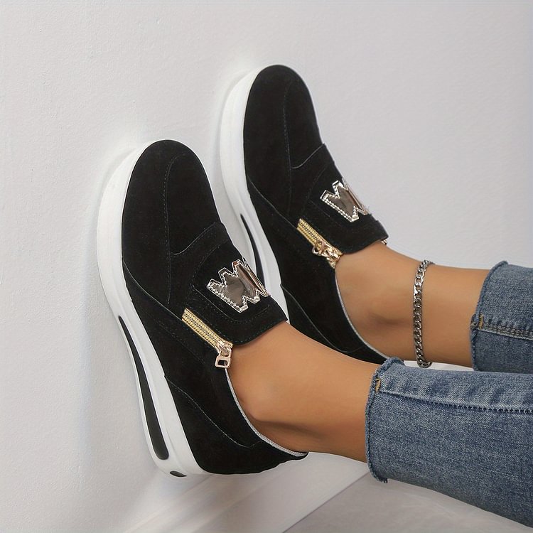 📢📢53% OFF !!!⏰Women's Casual Platform Slip-on Sneakers👞
