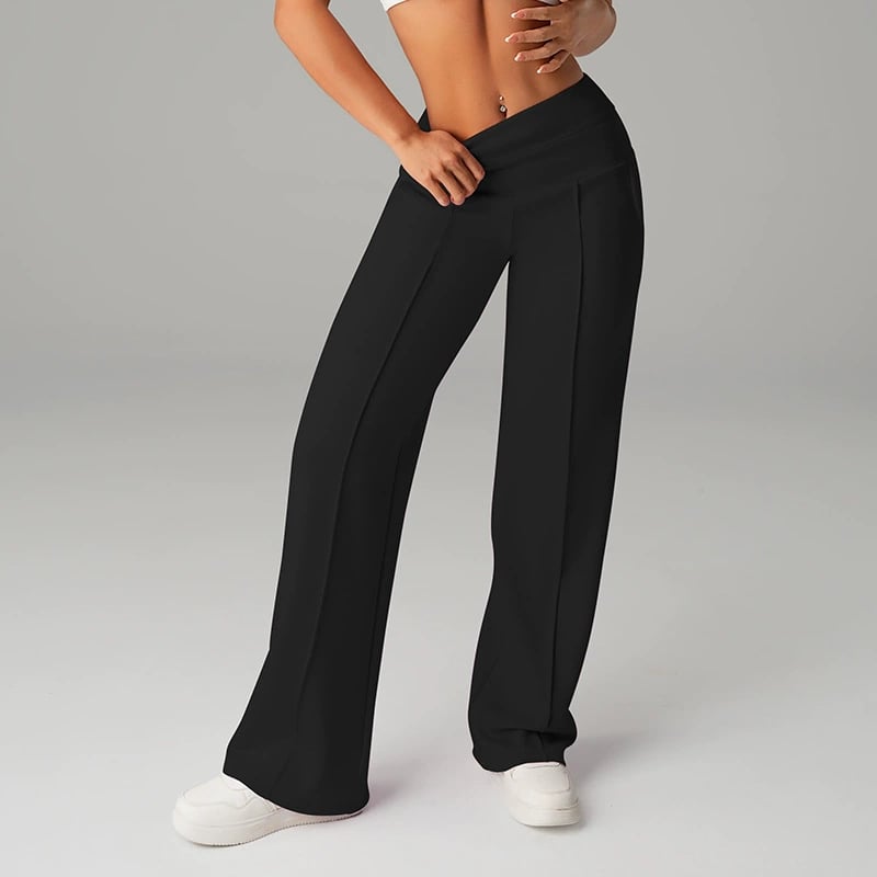 💞50K+ SOLD!☕🧘‍♀️Women's High Waist Wide Leg Pants – Soft stretch fabric, gentle tummy control! Flattering fit for every shape. Easy pull-on, no tricky buttons. Your everyday essential. 🧵🦵
