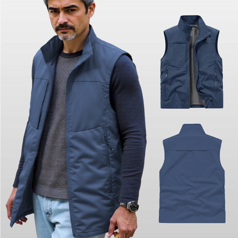 Gilet da uomo impermeabile per attività all'aperto