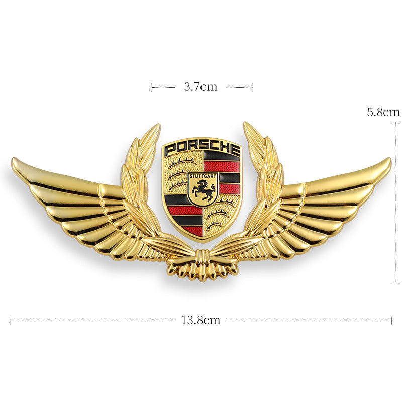 3D Car Gold Body Stickers to Block Scratches Decorative Stickers