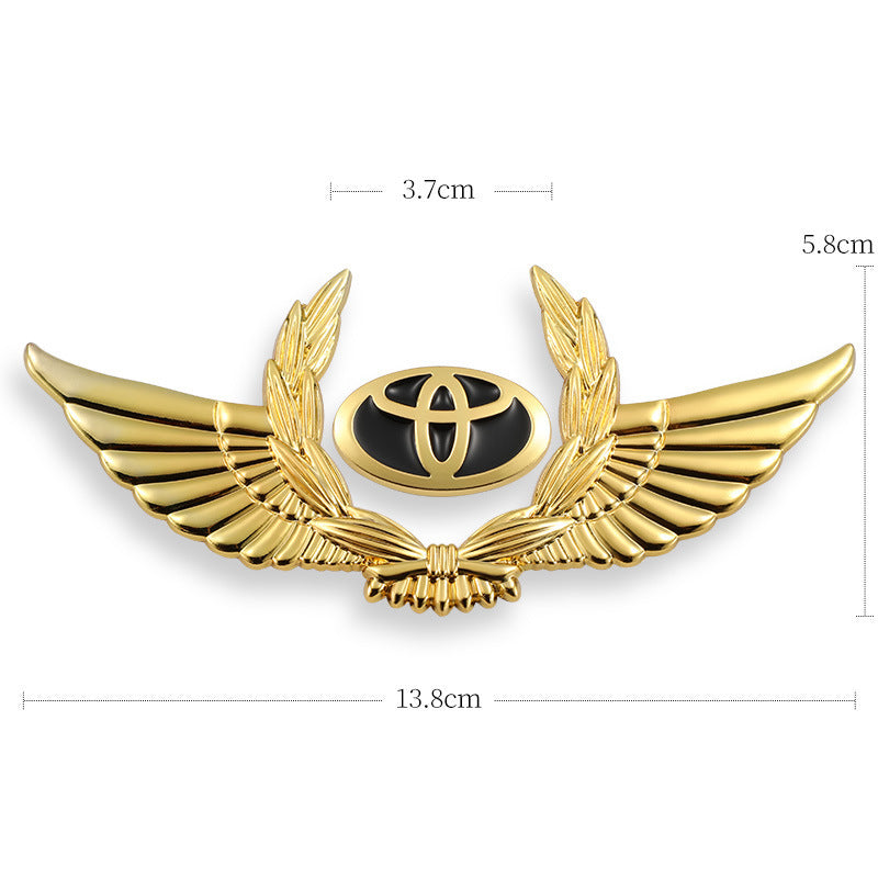 3D Car Gold Body Stickers to Block Scratches Decorative Stickers
