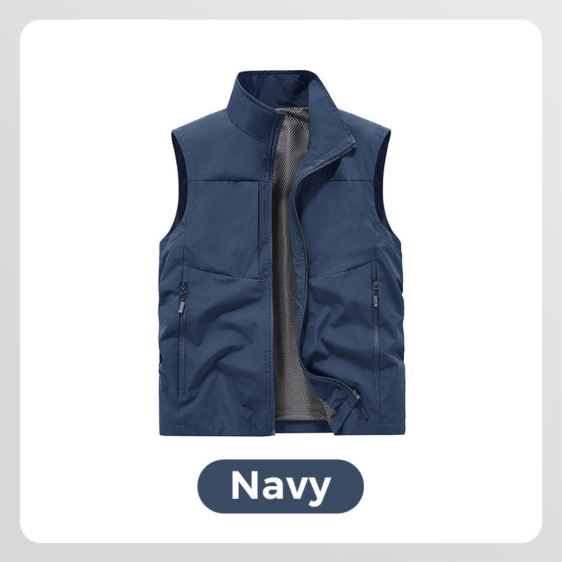 Gilet da uomo impermeabile per attività all'aperto