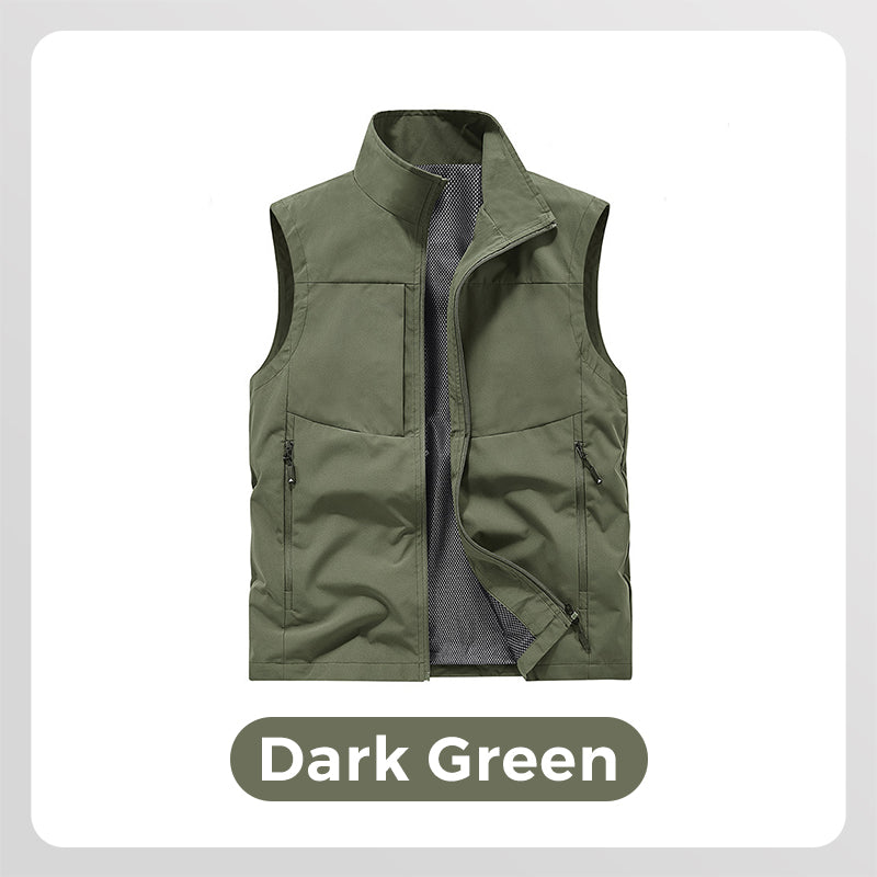 Gilet da uomo impermeabile per attività all'aperto