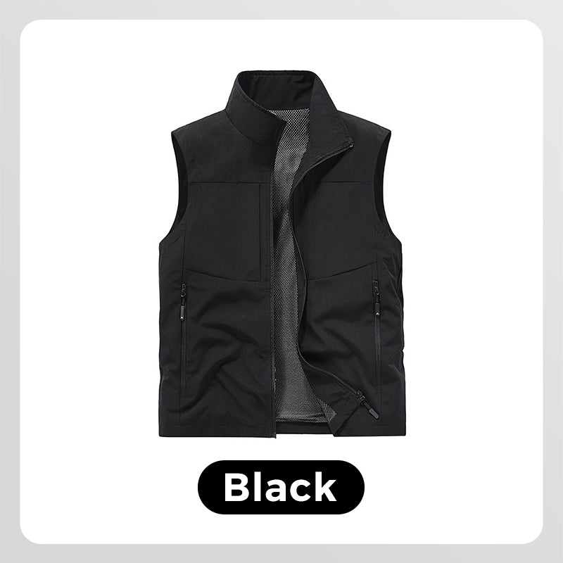 Gilet da uomo impermeabile per attività all'aperto