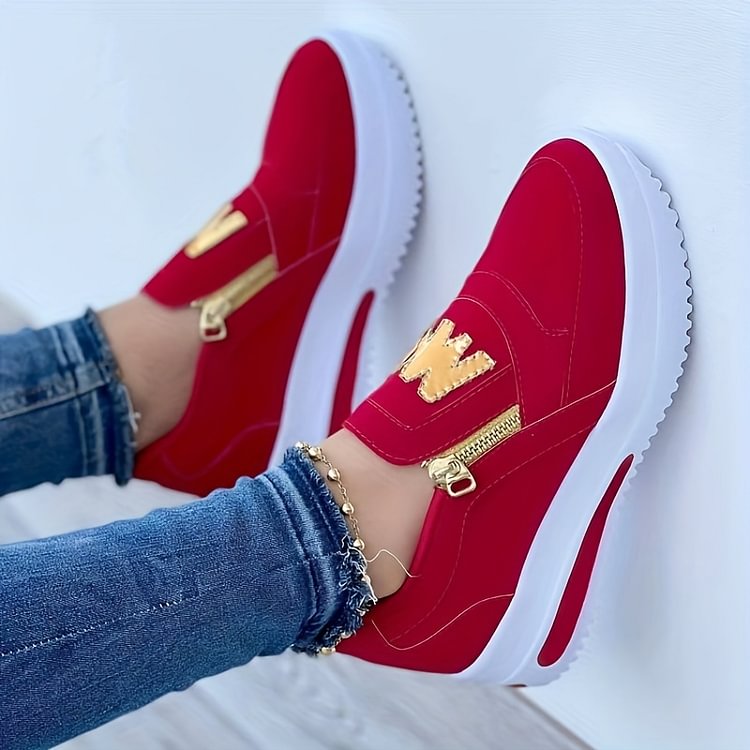 📢📢53% OFF !!!⏰Women's Casual Platform Slip-on Sneakers👞