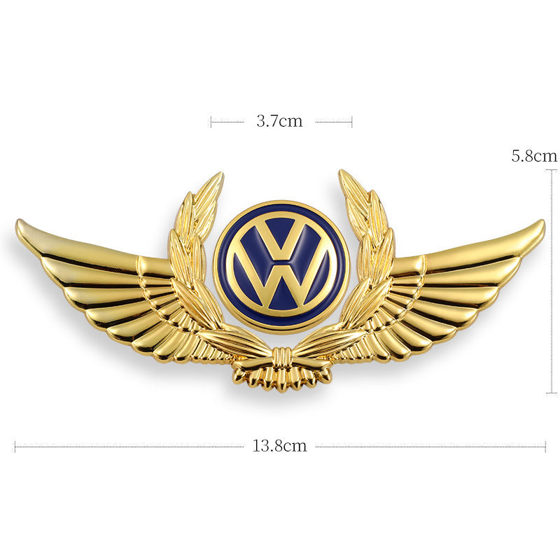 3D Car Gold Body Stickers to Block Scratches Decorative Stickers