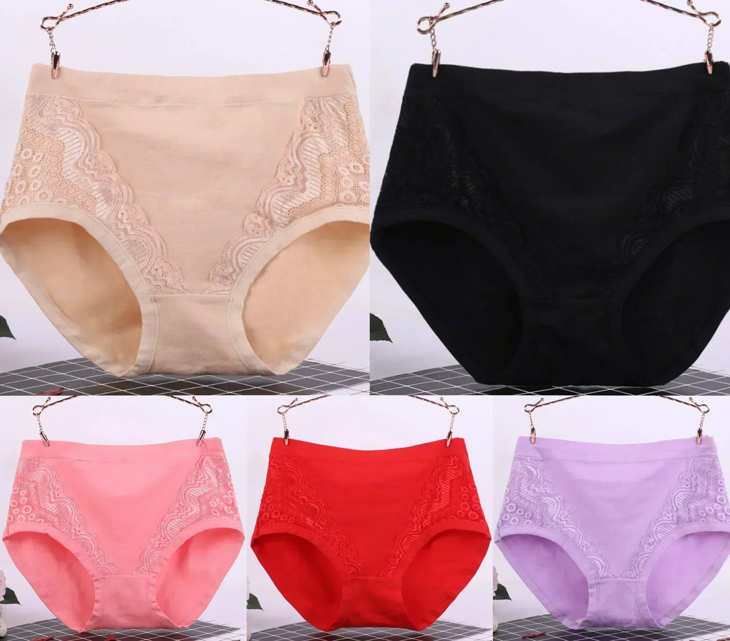 🔥2026 Plus Size Leak Proof Cotton High Waist Panties👍 (Buy 5 Get 5)
