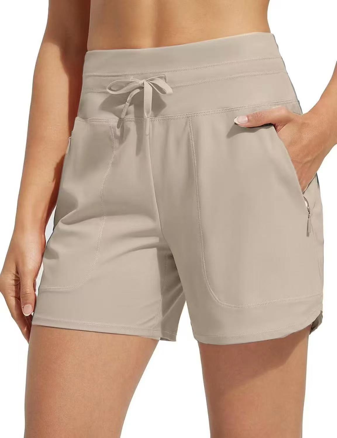 🌞Saldi Estivi 50% DI SCONTO🩳Pantaloncini da bagno da donna a vita alta ad asciugatura rapida