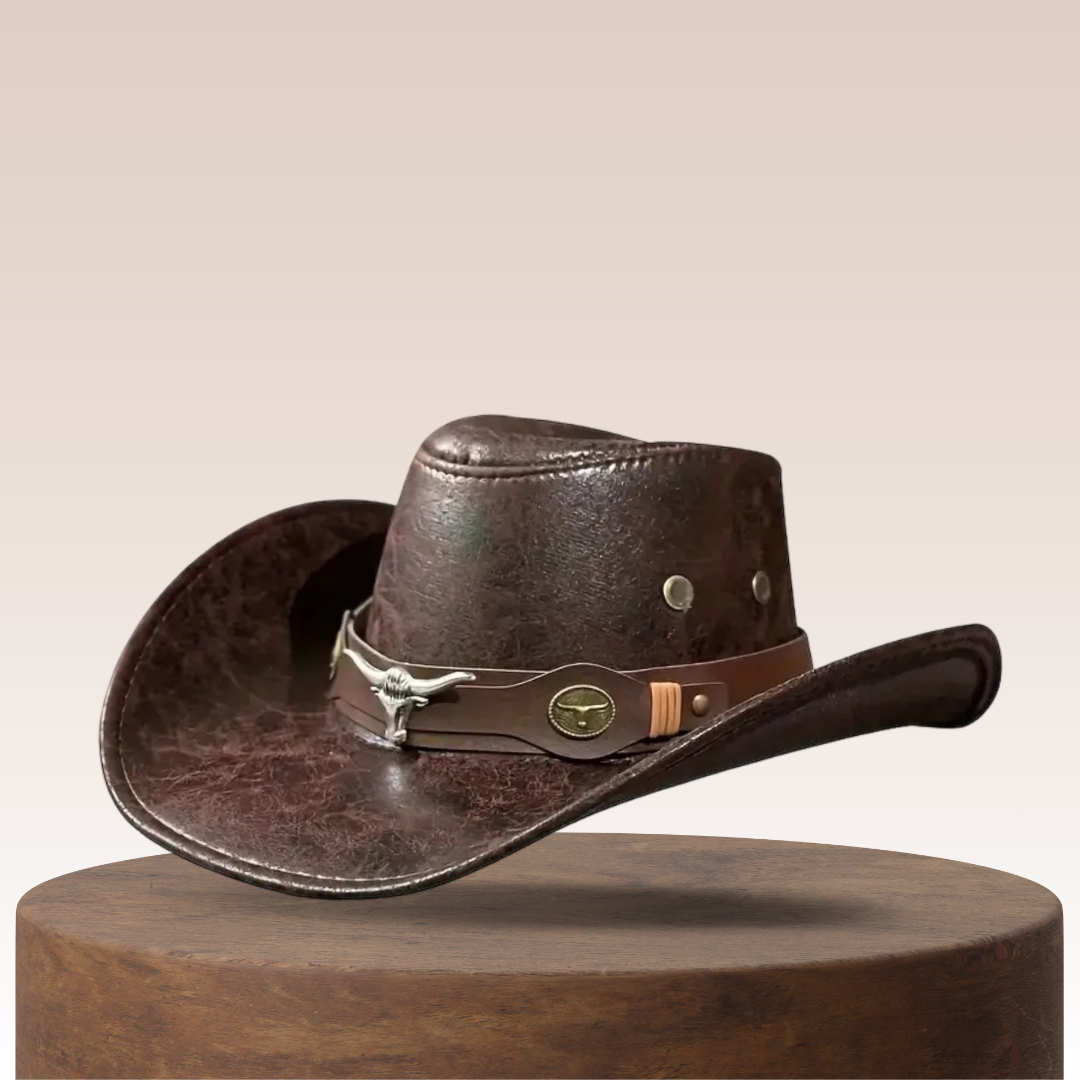 🤠 LIMITED-TIME 50% OFF! ☀️ Breathable Sunshade Cowboy Hat – Wide Brim, Rivet Details, Lightweight 🌵
