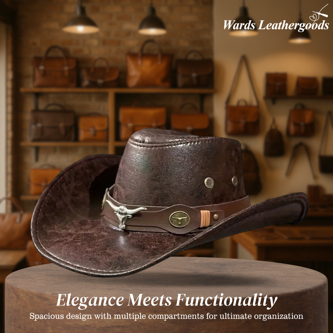 🤠 LIMITED-TIME 50% OFF! ☀️ Breathable Sunshade Cowboy Hat – Wide Brim, Rivet Details, Lightweight 🌵