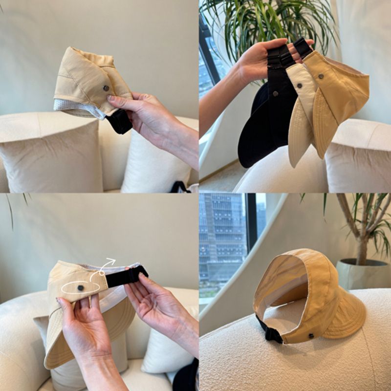 Cappello Parasole a Tesa Larga con Apertura Superiore Anti-UV per Esterni
