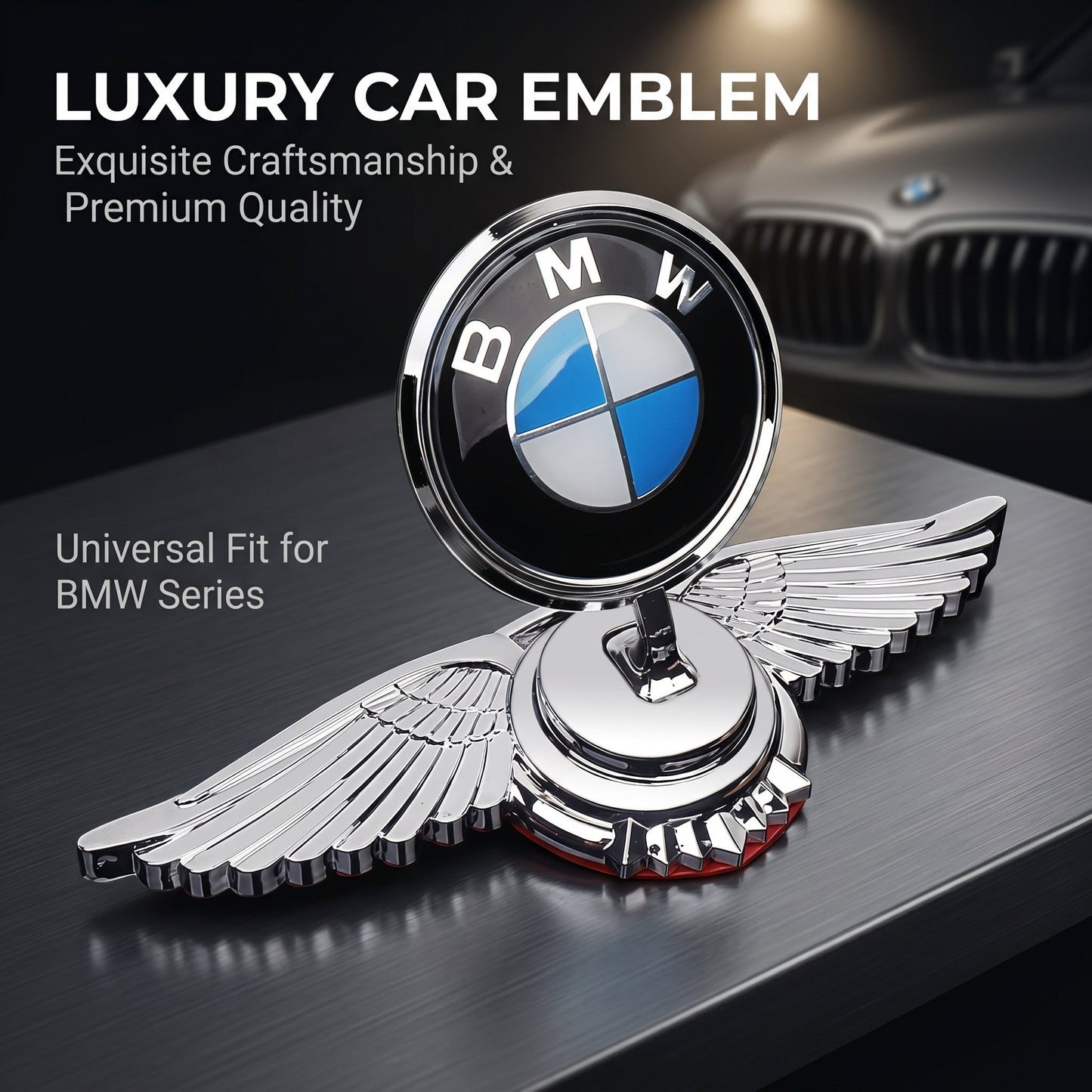 Decorazione Modifica Auto Logo Cofano Motore