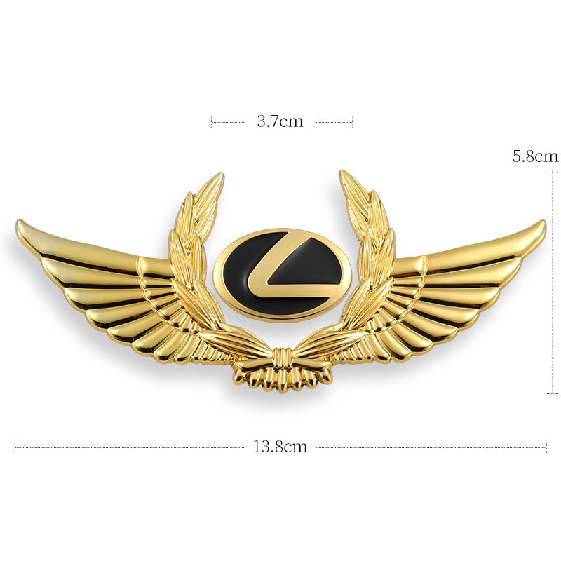 3D Car Gold Body Stickers to Block Scratches Decorative Stickers