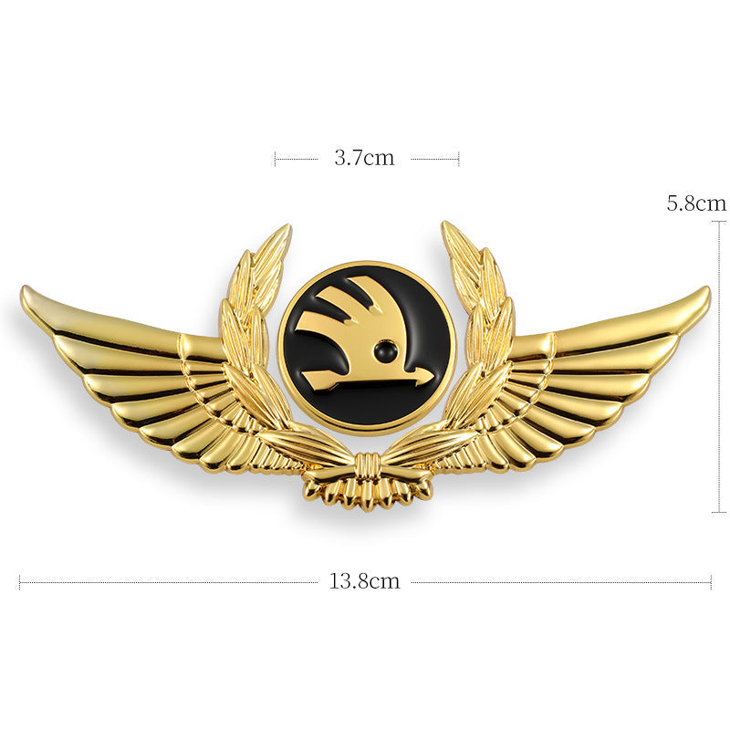 3D Car Gold Body Stickers to Block Scratches Decorative Stickers