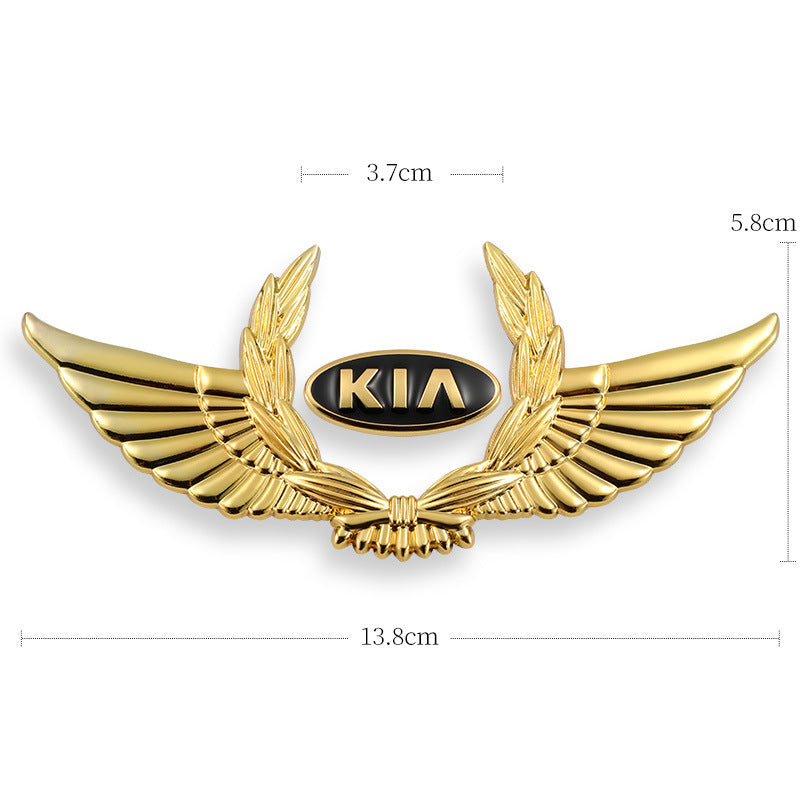 3D Car Gold Body Stickers to Block Scratches Decorative Stickers