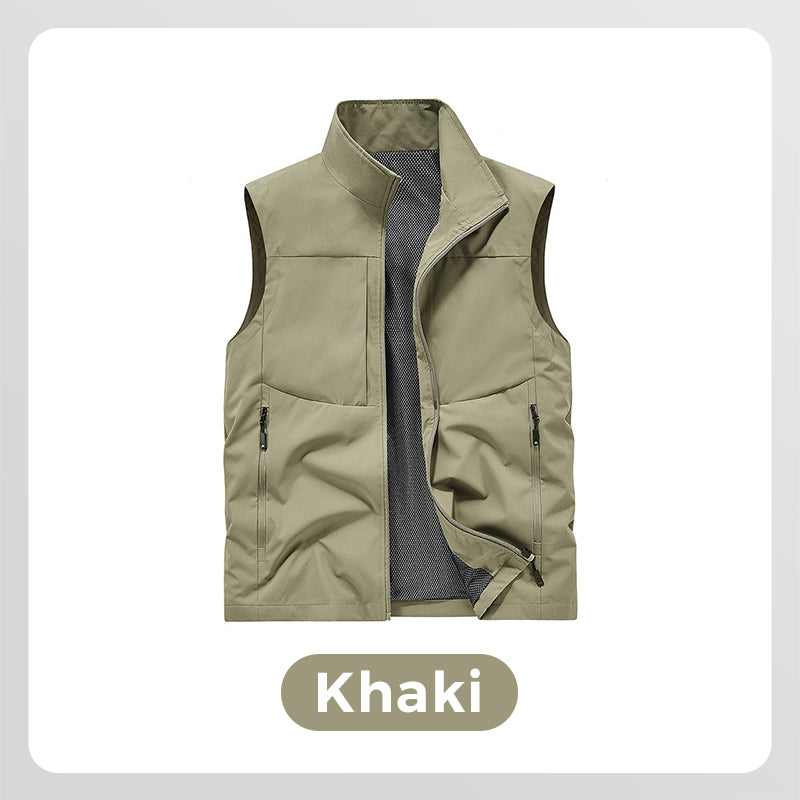 Gilet da uomo impermeabile per attività all'aperto