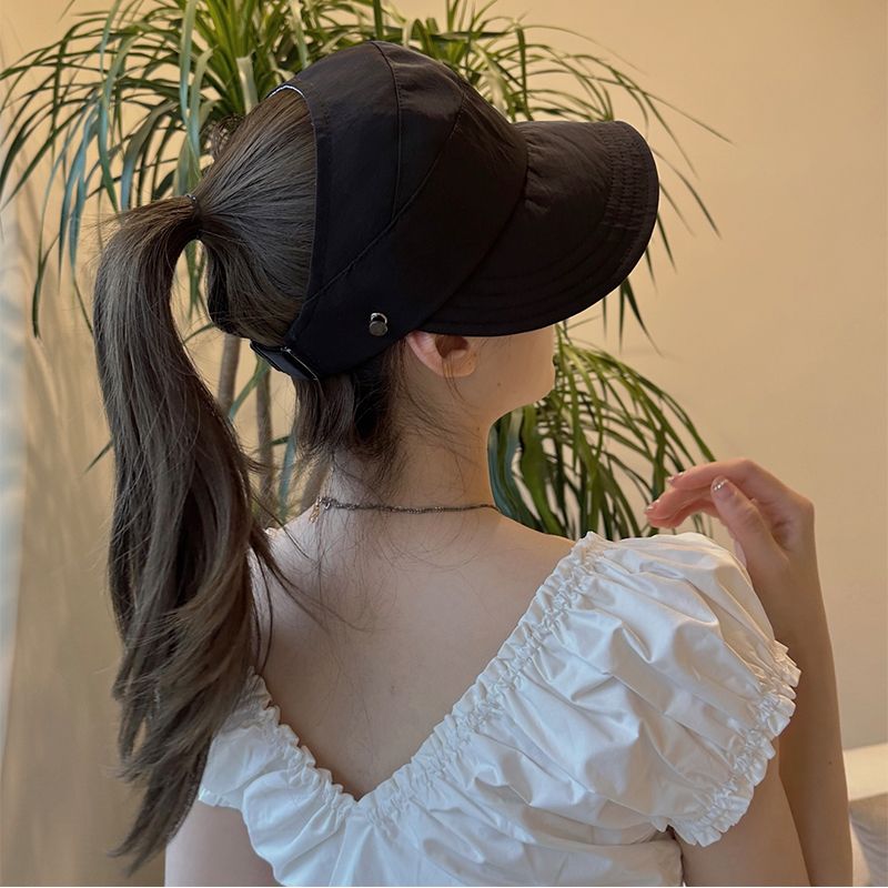 Cappello Parasole a Tesa Larga con Apertura Superiore Anti-UV per Esterni