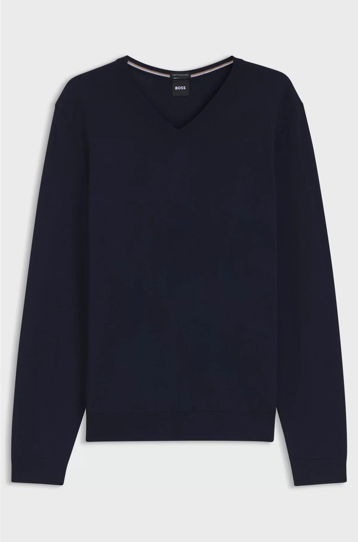 SLIM-FIT V-NECK SWEATER IN VIRGIN WOOL