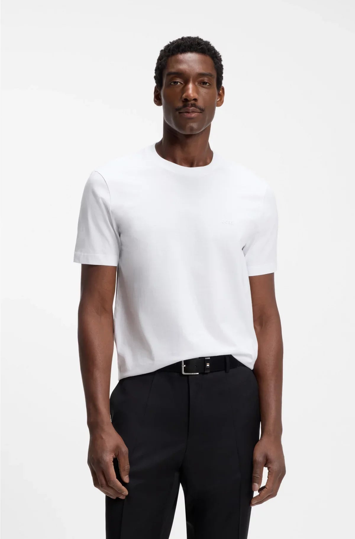 COTTON-JERSEY T-SHIRT WITH LOGO DETAIL