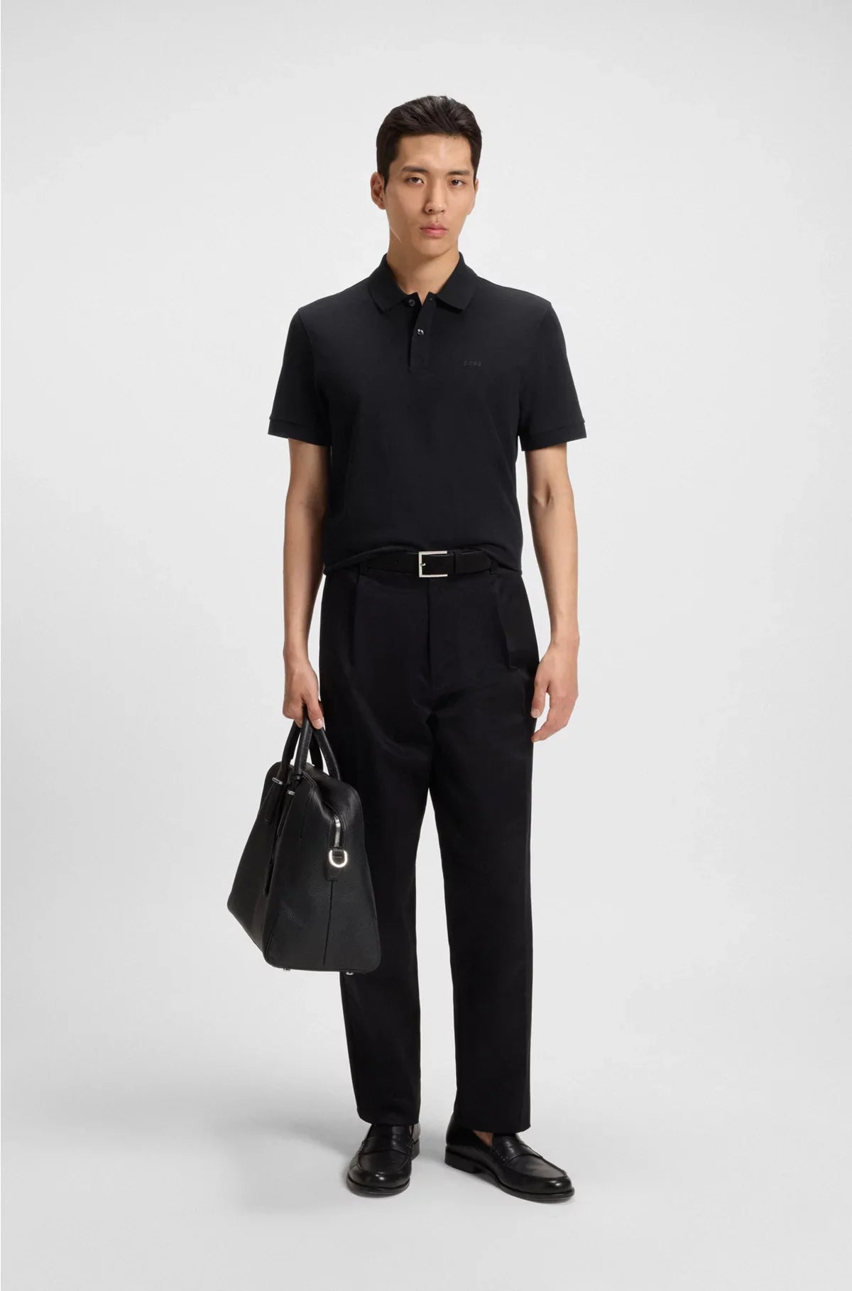 PALLAS POLO SHIRT IN COTTON PIQUE WITH LOGO DETAILS