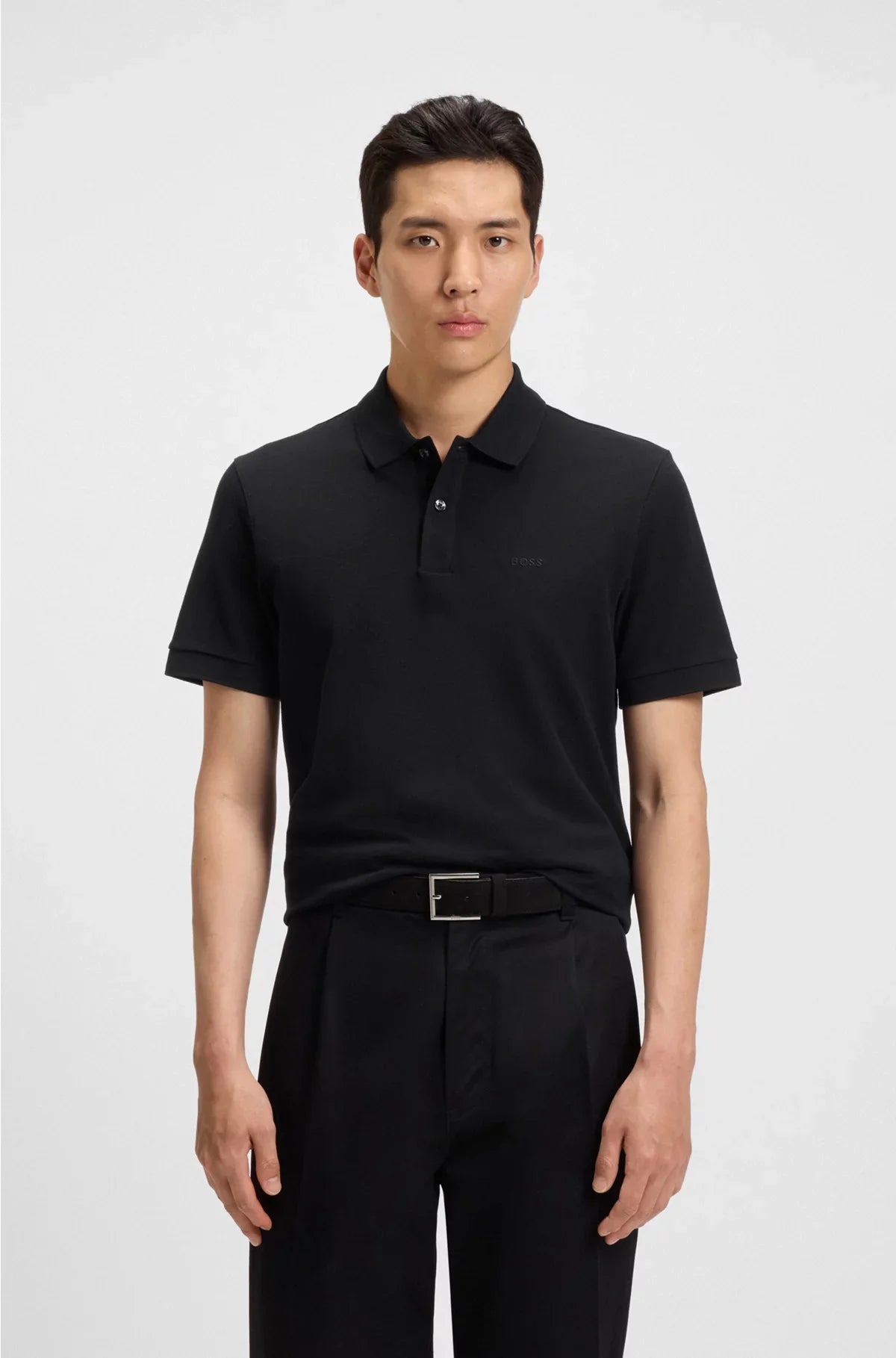 PALLAS POLO SHIRT IN COTTON PIQUE WITH LOGO DETAILS