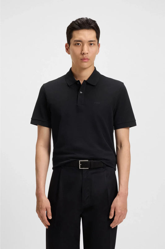 PALLAS POLO SHIRT IN COTTON PIQUE WITH LOGO DETAILS