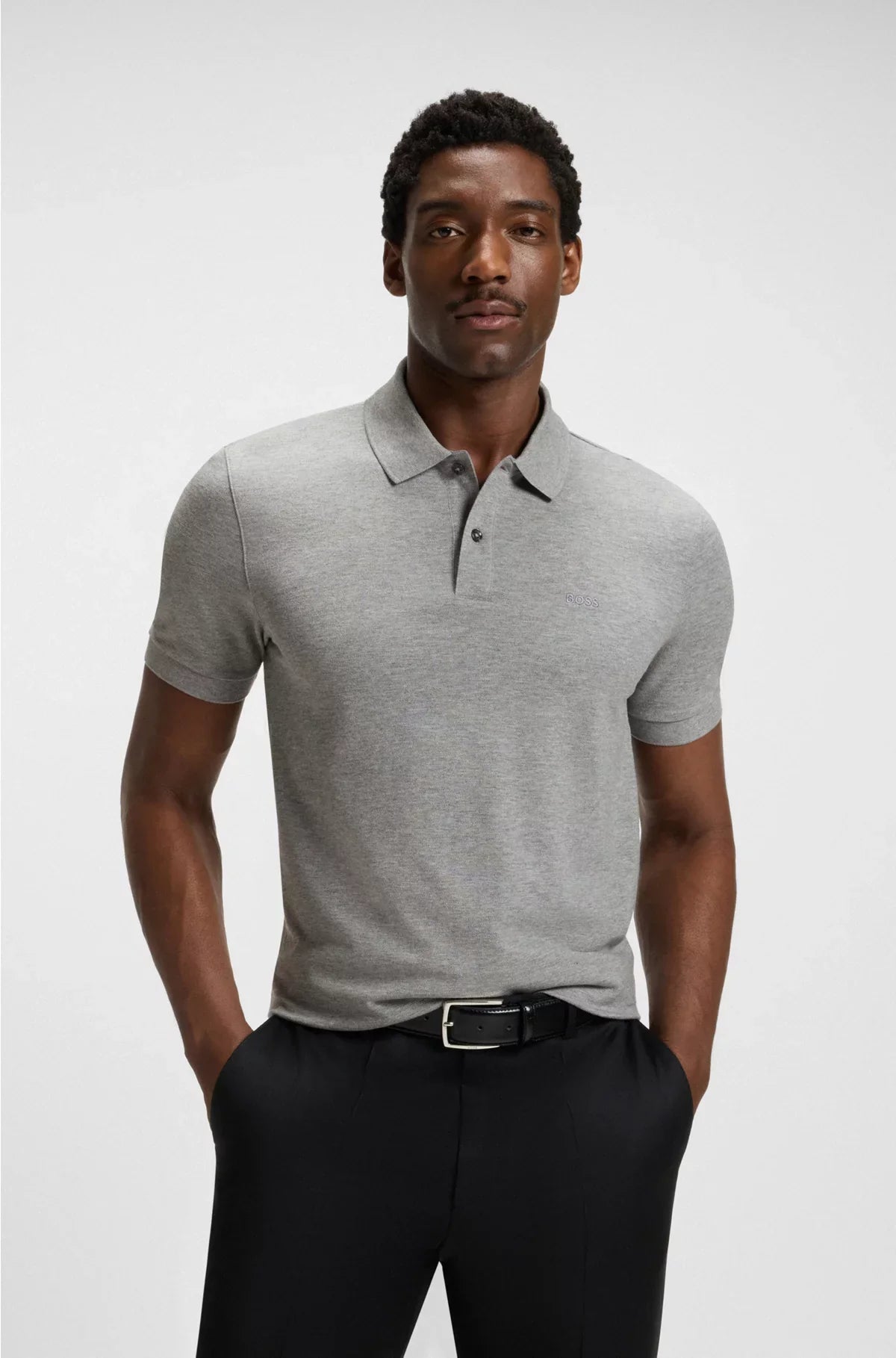 PALLAS POLO SHIRT IN COTTON PIQUE WITH LOGO DETAILS