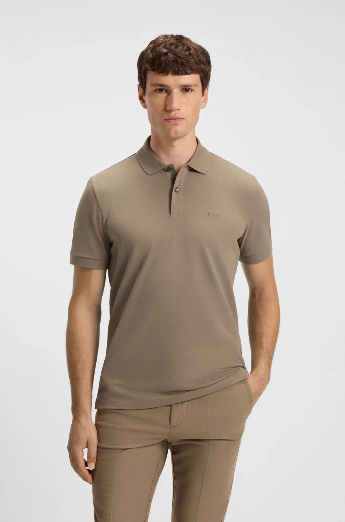 PALLAS POLO SHIRT IN COTTON PIQUE WITH LOGO DETAILS