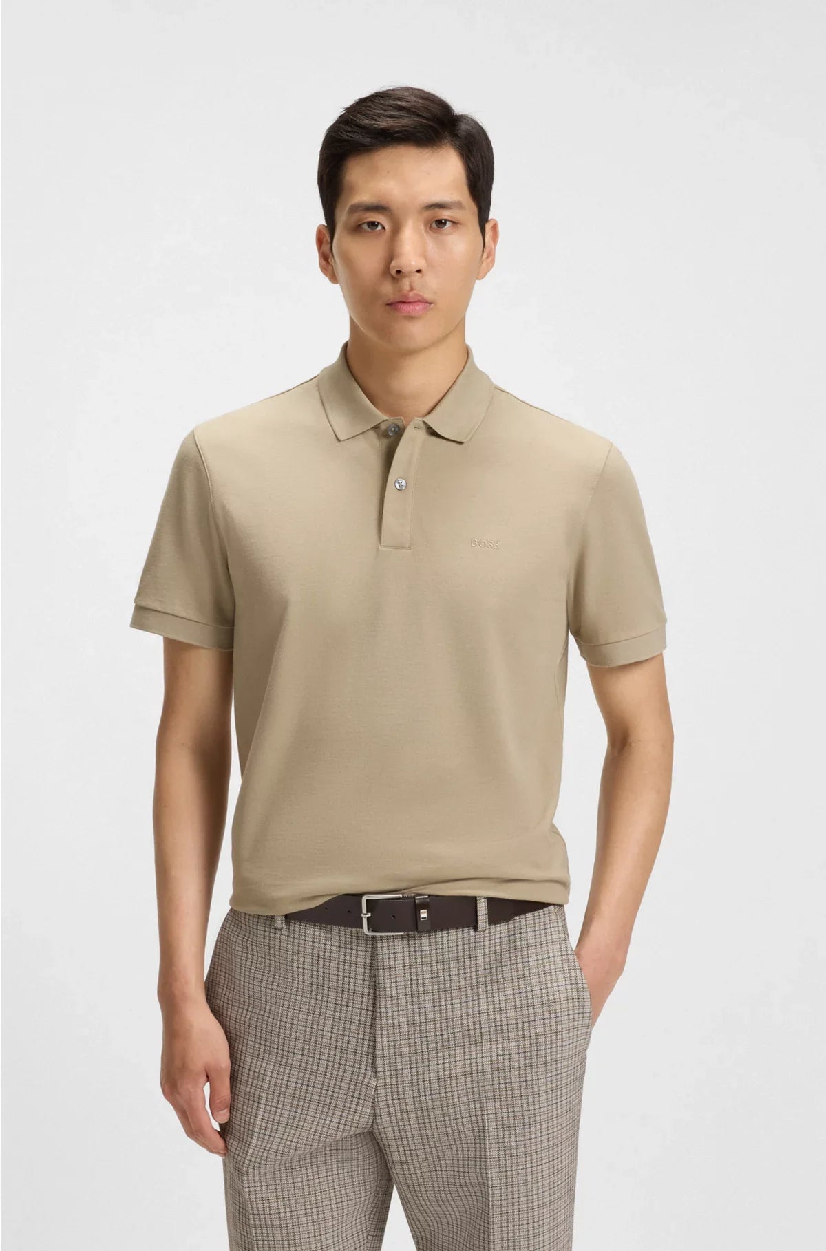 PALLAS POLO SHIRT IN COTTON PIQUE WITH LOGO DETAILS
