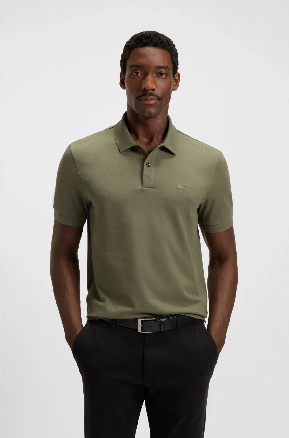 PALLAS POLO SHIRT IN COTTON PIQUE WITH LOGO DETAILS