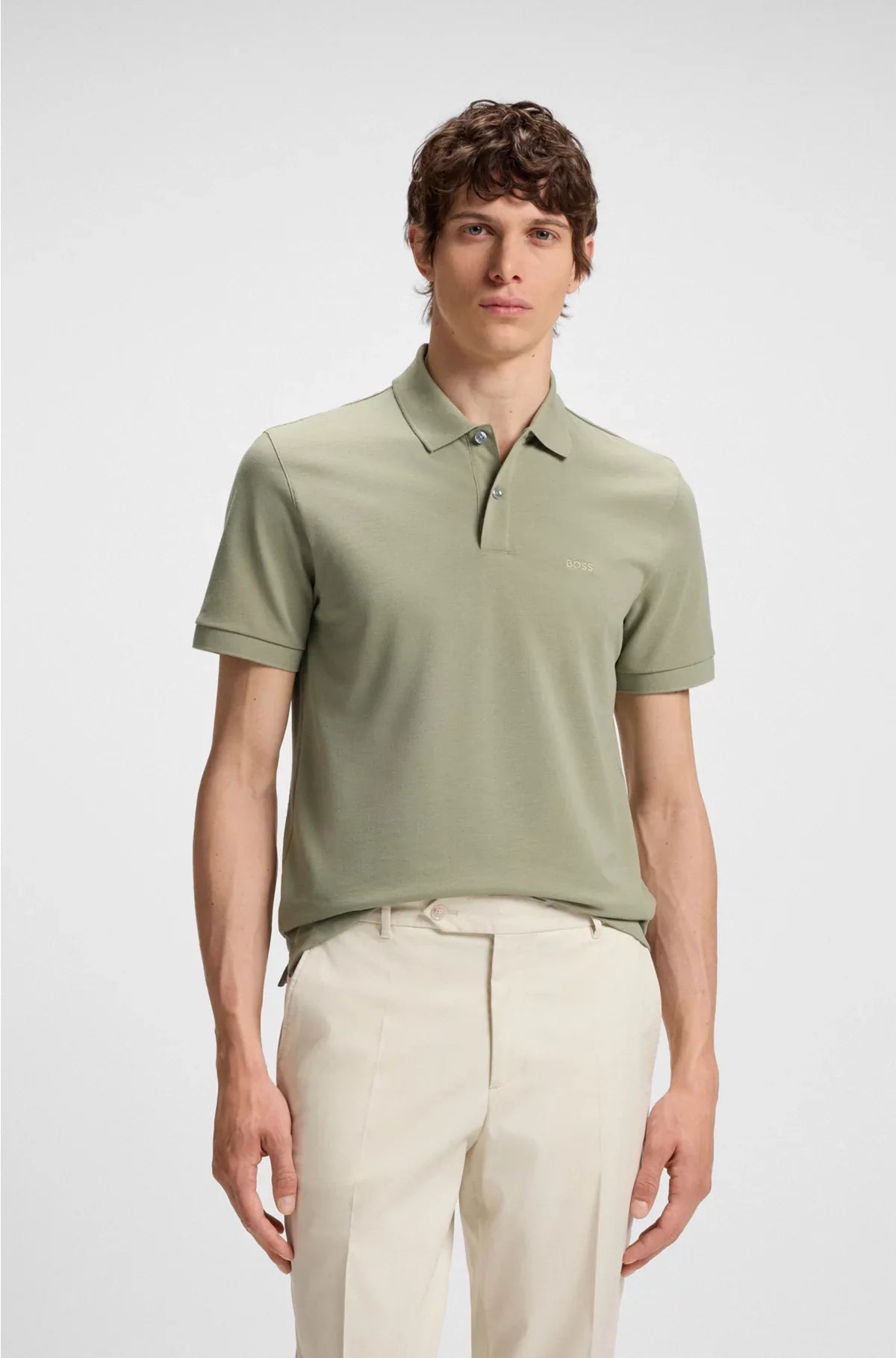 PALLAS POLO SHIRT IN COTTON PIQUE WITH LOGO DETAILS