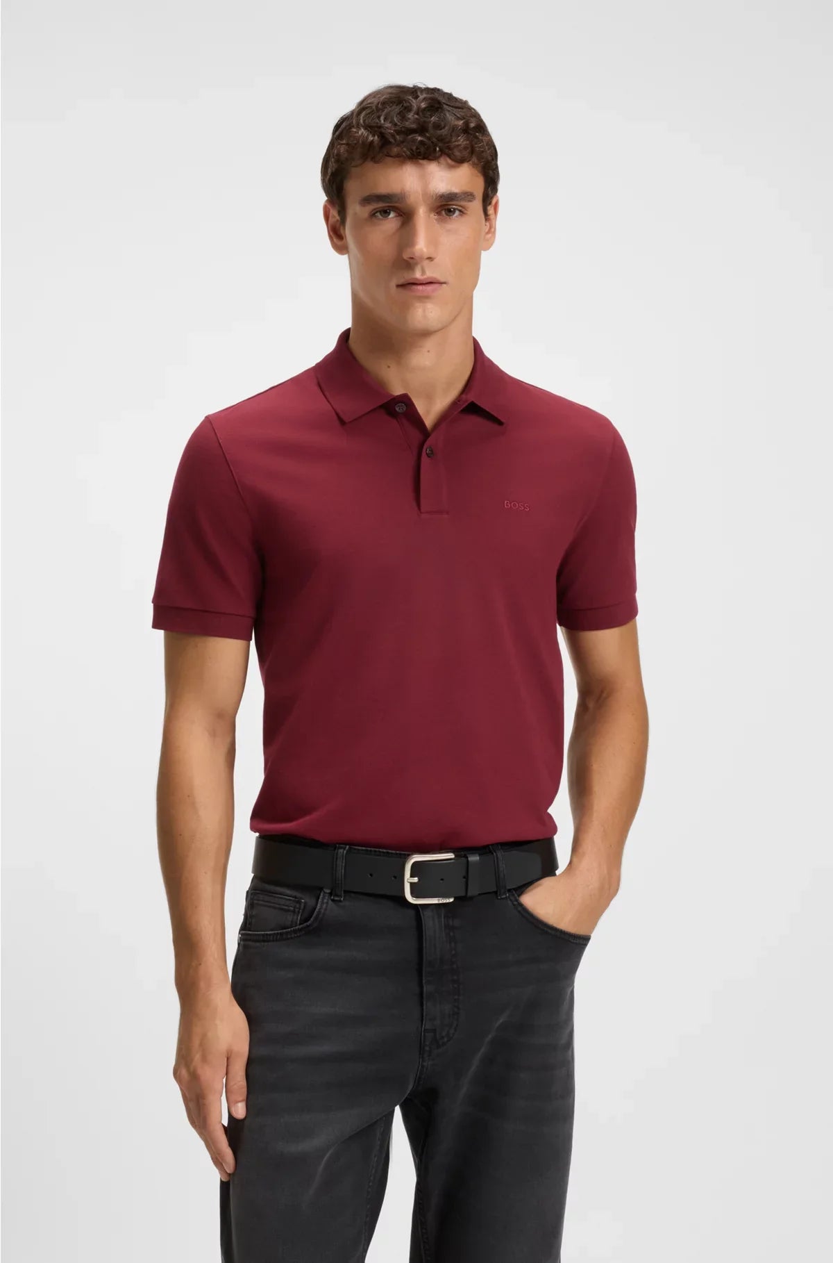PALLAS POLO SHIRT IN COTTON PIQUE WITH LOGO DETAILS