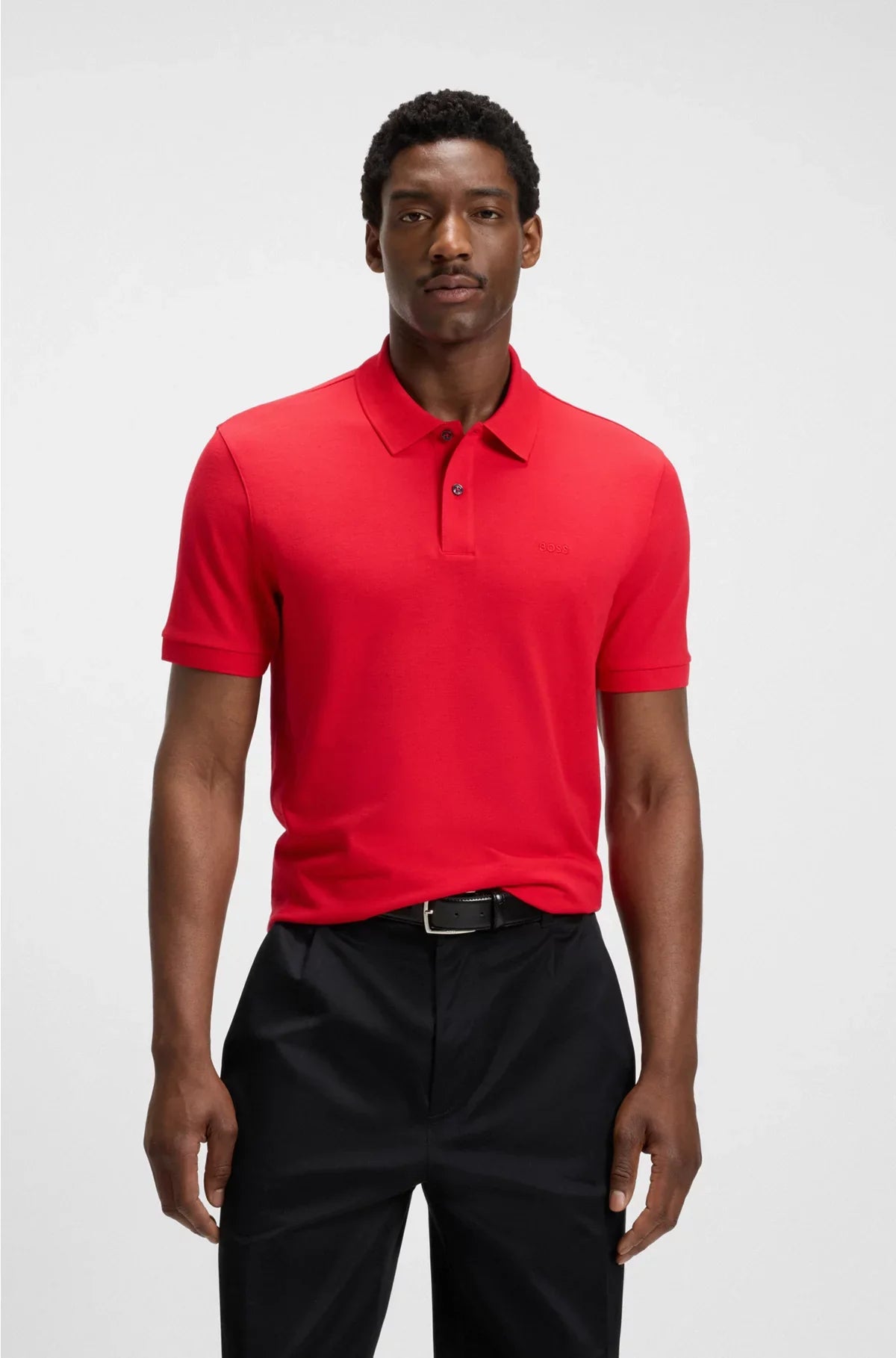 PALLAS POLO SHIRT IN COTTON PIQUE WITH LOGO DETAILS