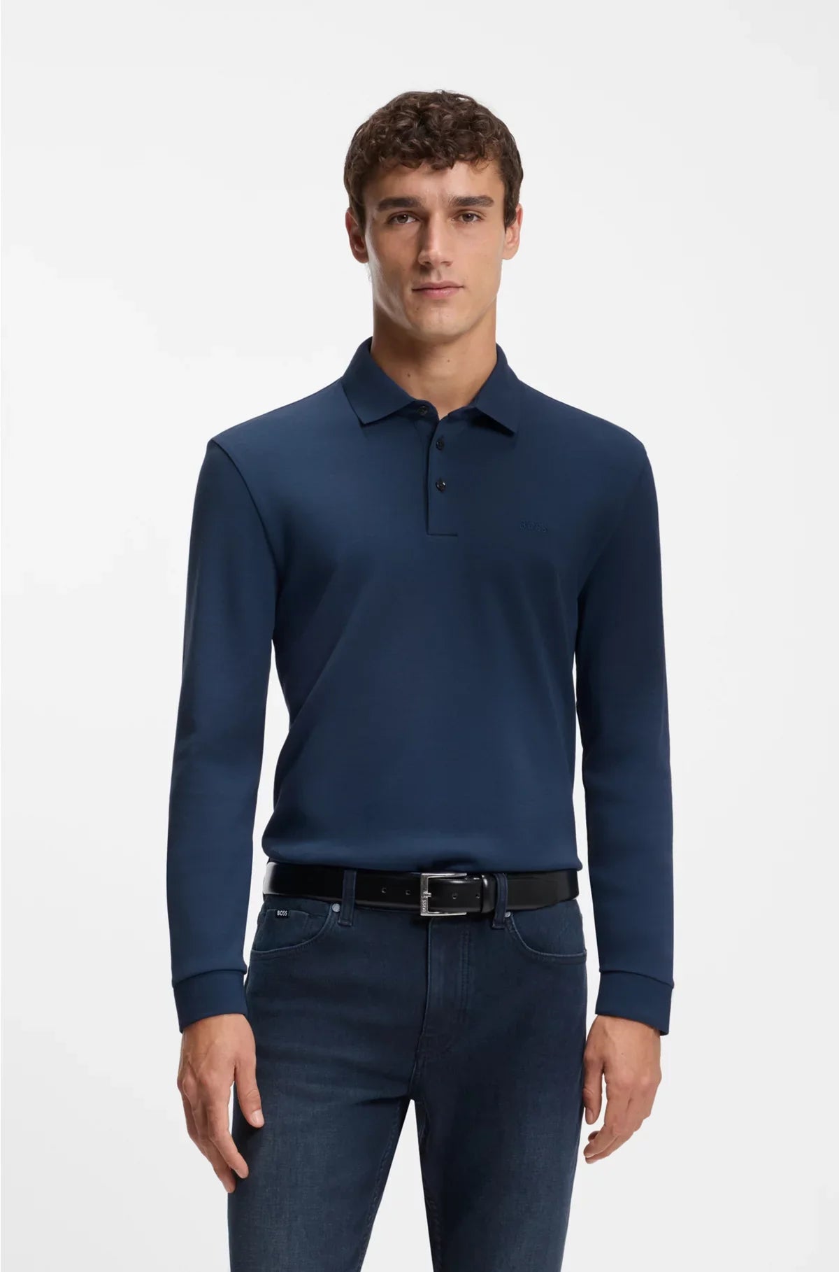 REGULAR-FIT POLO SHIRT IN INTERLOCK COTTON