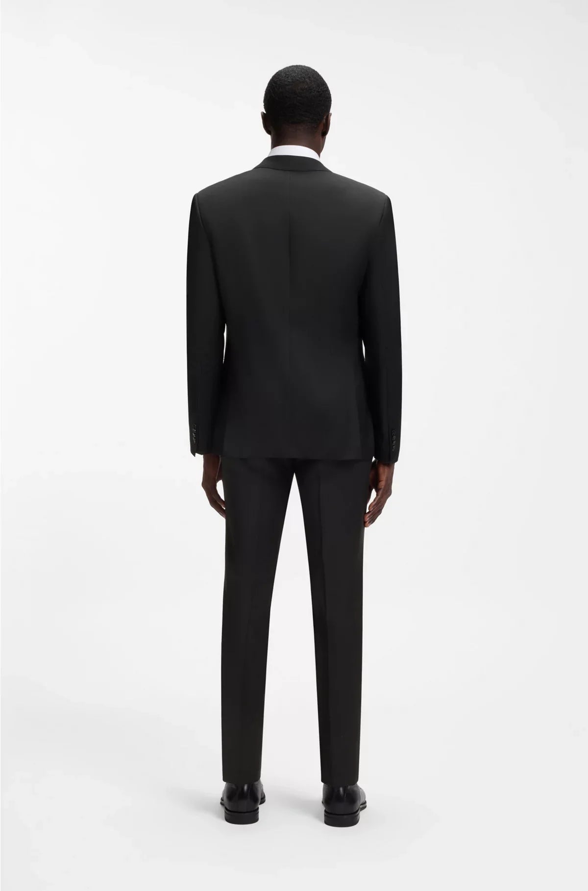 SLIM-FIT SUIT JACKET IN VIRGIN-WOOL SERGE