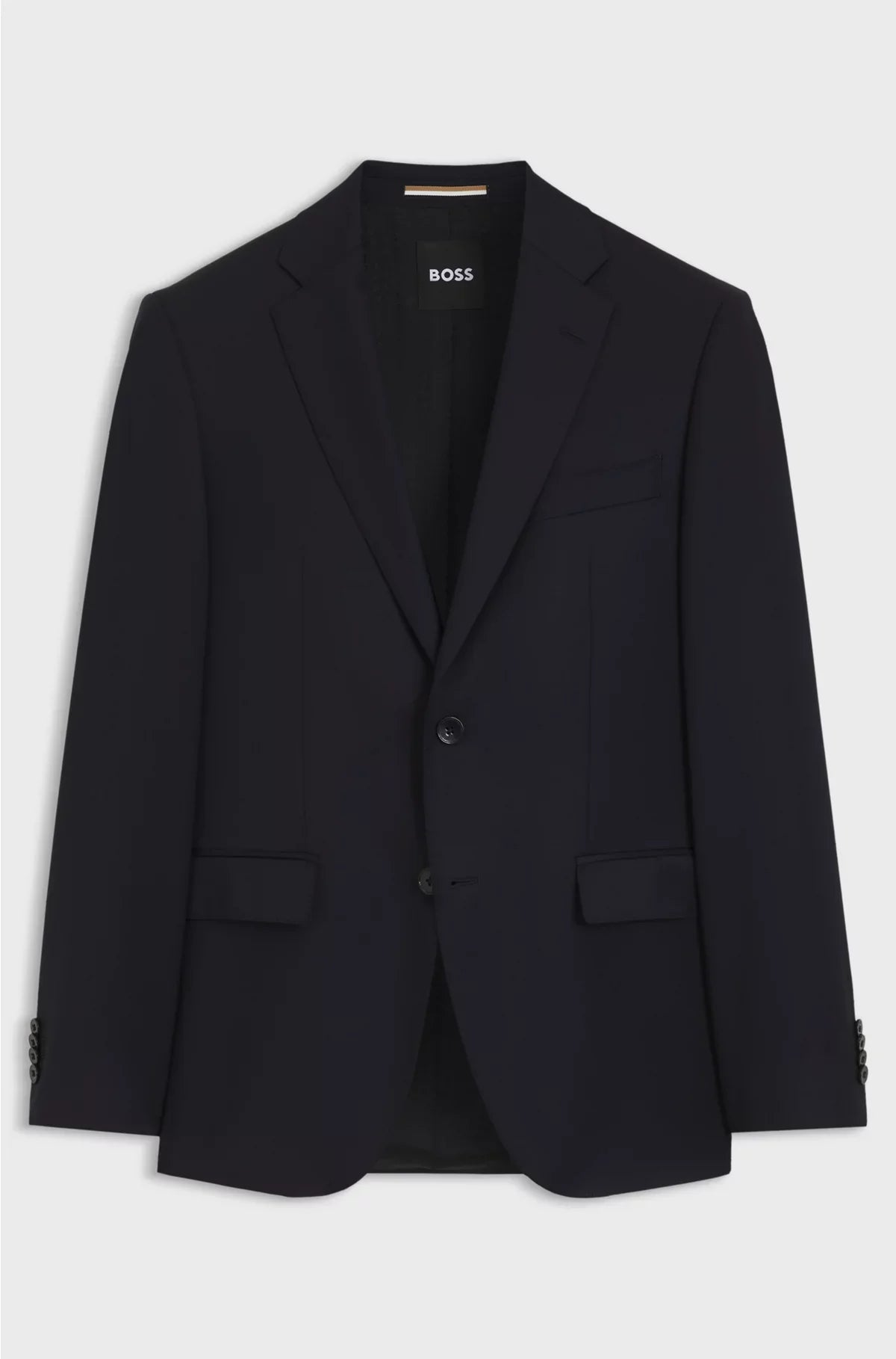 REGULAR-FIT SUIT JACKET IN VIRGIN-WOOL SERGE