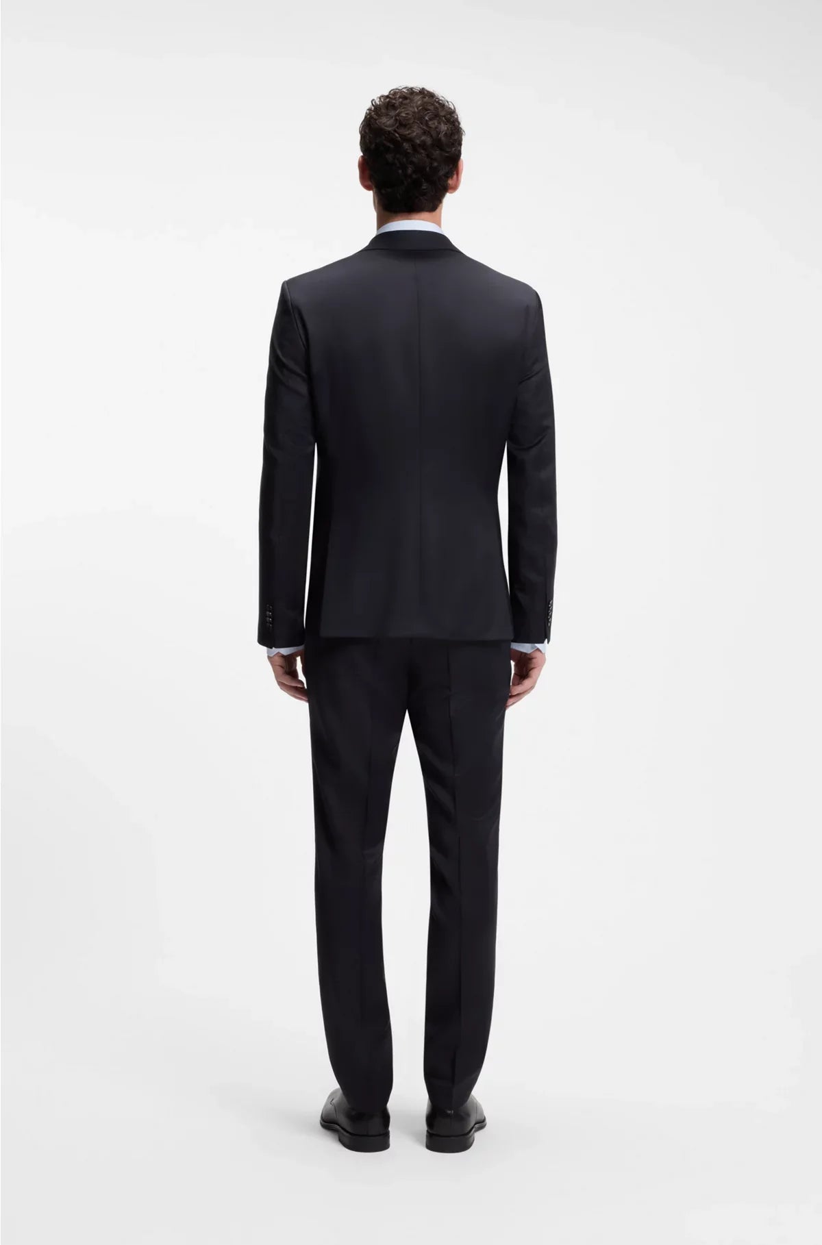 REGULAR-FIT SUIT JACKET IN VIRGIN-WOOL SERGE