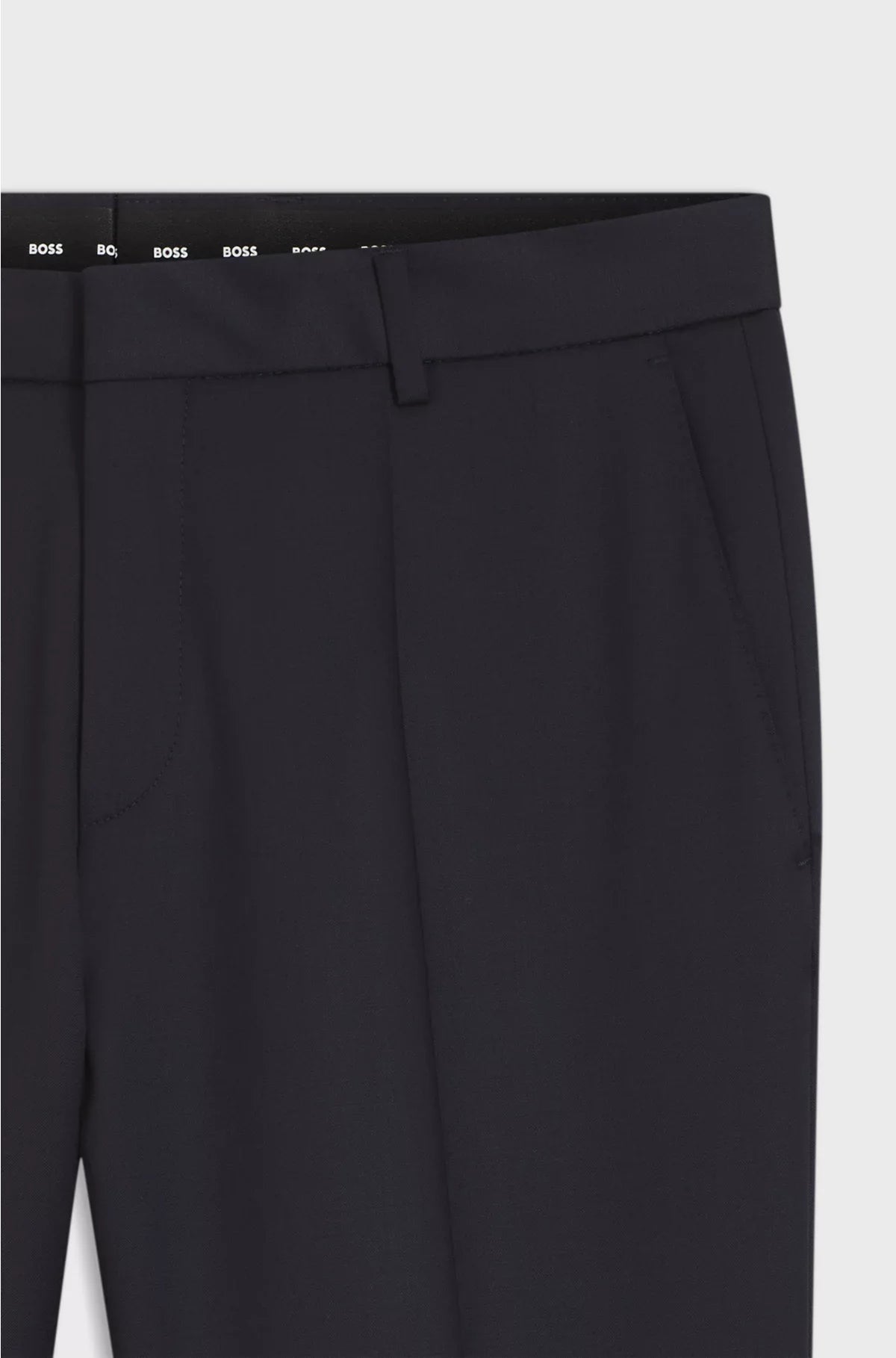 SLIM-FIT TROUSERS IN VIRGIN-WOOL SERGE