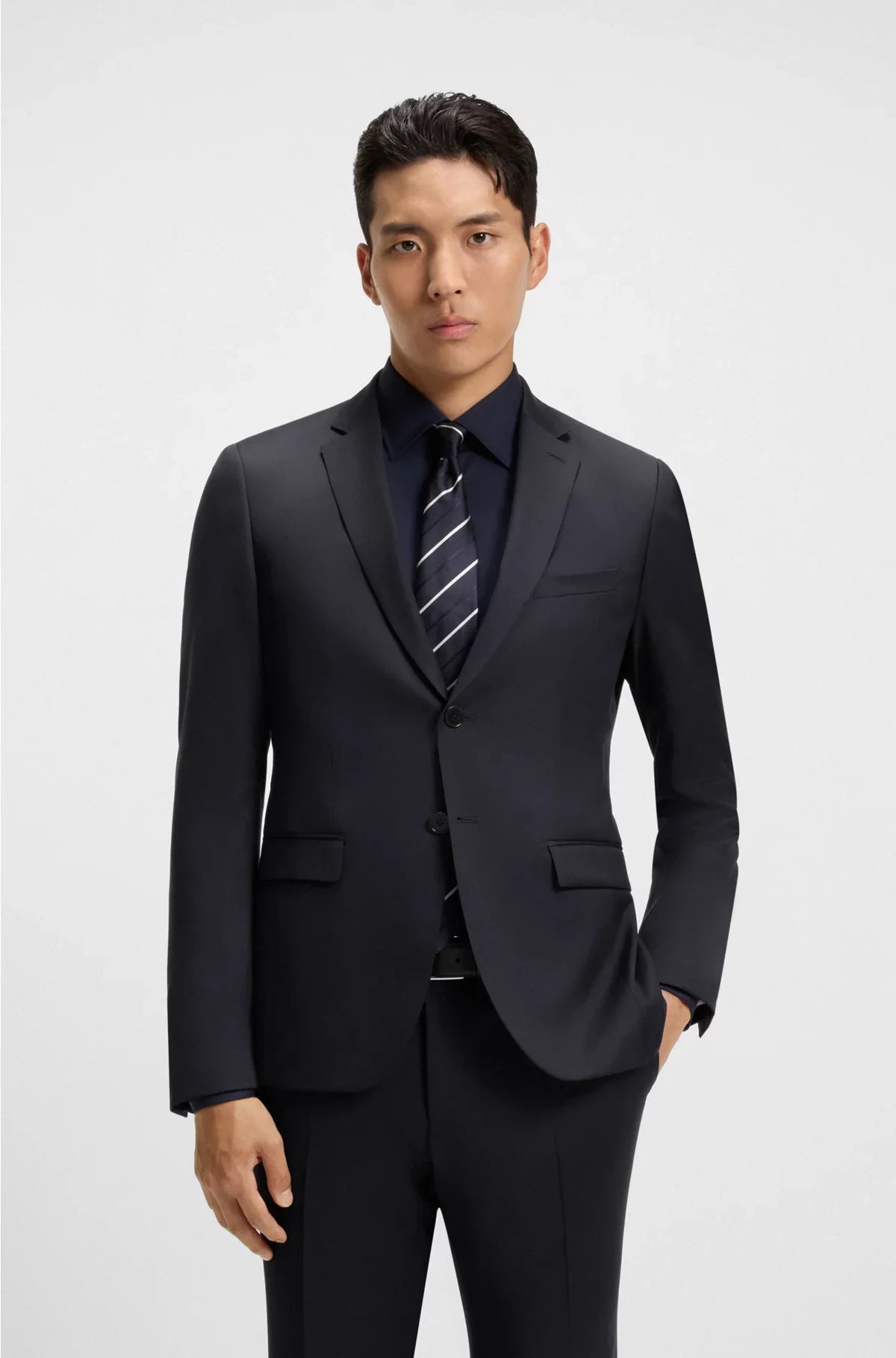 EXTRA-SLIM-FIT SUIT JACKET IN VIRGIN-WOOL SERGE